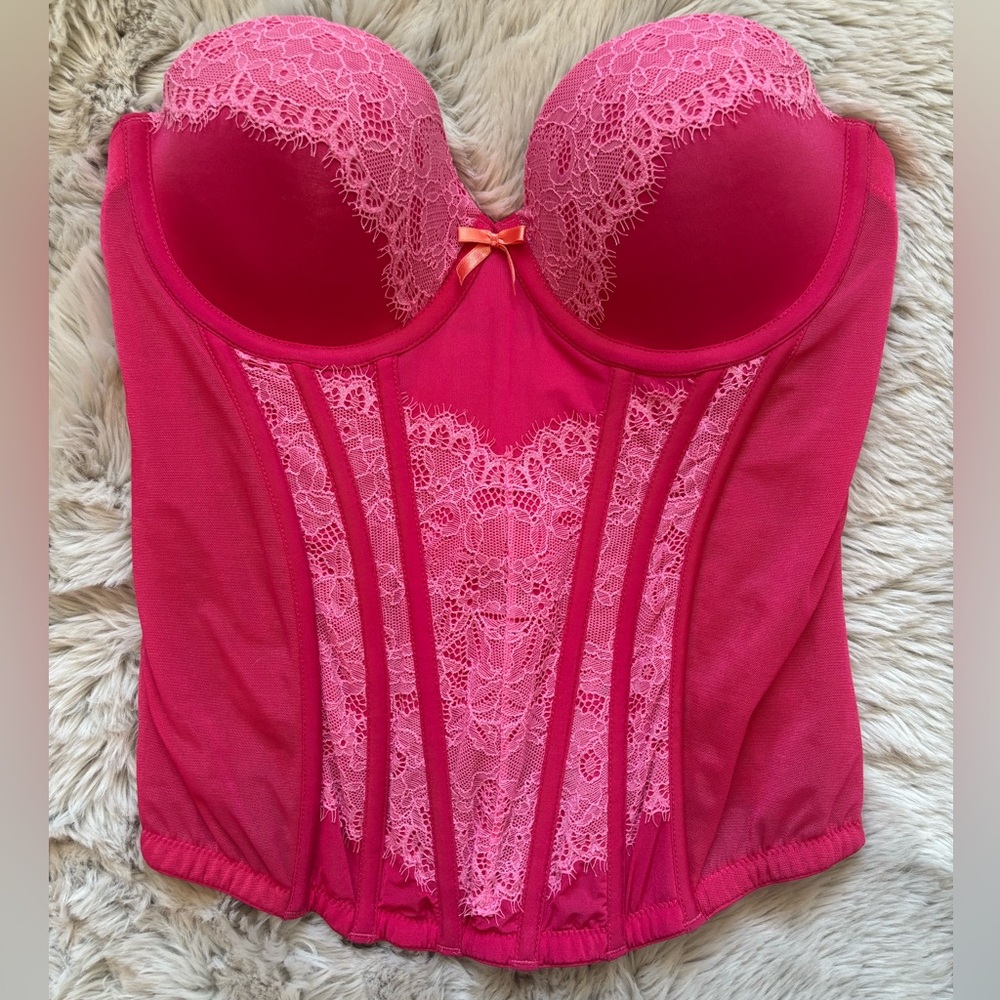 NWOT Cosmopolitan Pink Bustier - Picture 1 of 5